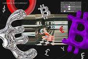 CHROME + LATEX 3D FontDuo Bitmap, a Font by Kasia Sokolovska (Thumbnail 3 of 6)