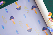 Magic crystals, moon and mushrooms., an Illustration by AnaGuziiArt (Thumbnail 9 of 9)