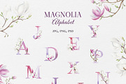 MAGNOLIA - Watercolor collection, a Decorative Illustration by Navenzeles (Thumbnail 9 of 13)