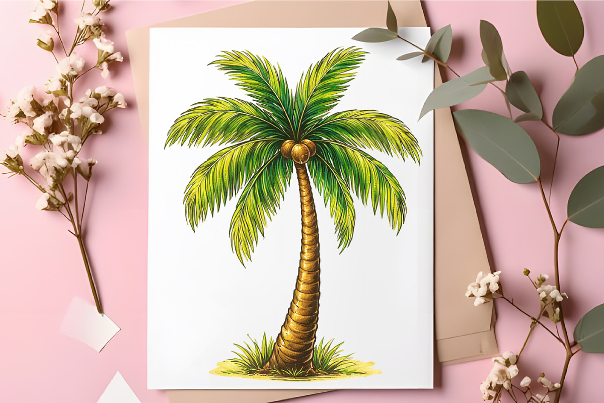 Watercolor Bright Summer Clipart Set, an Illustration by RobertsArt (Photo 5 of 5)