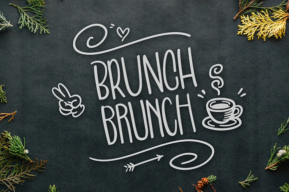 Brunch Brunch Font preview 6