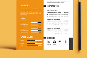 Business Resume Design Template