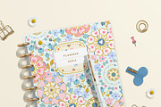 Cute Arabesque Floral Print, a Pattern Graphic by MuseBloomDesigns (Thumbnail 3 of 6)
