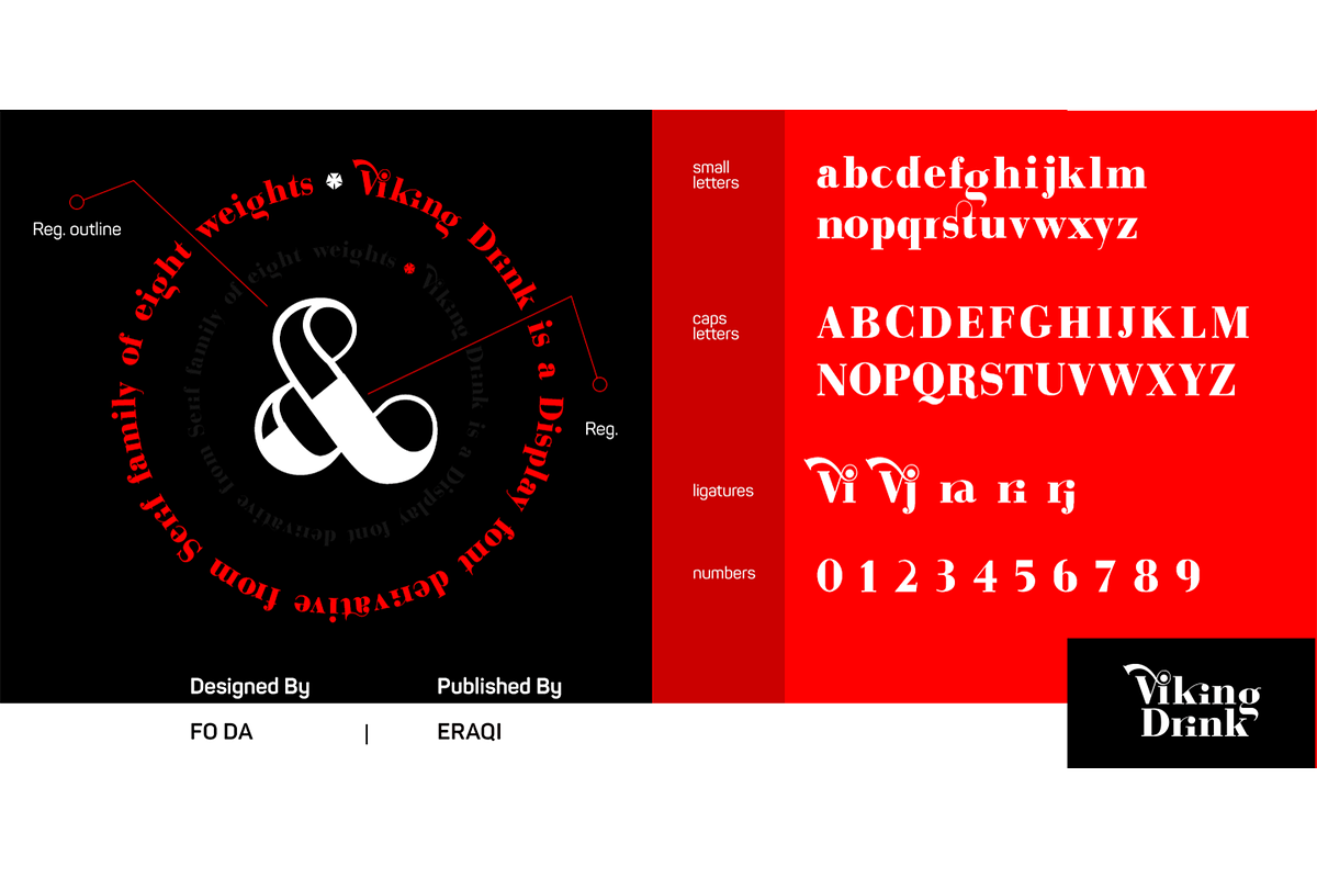 Viking Drink Font, a Font by Foda Foundry (Photo 2 of 6)