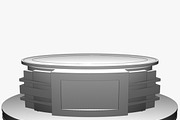 TV Studio News Desk 12, an Architecture 3D Model by akerStudio (Thumbnail 5 of 28)