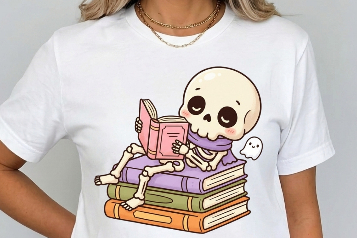 Haunted Reading Club Clipart Bundle, a Seasonal Illustration by Tanya Kart (Photo 5 of 10)