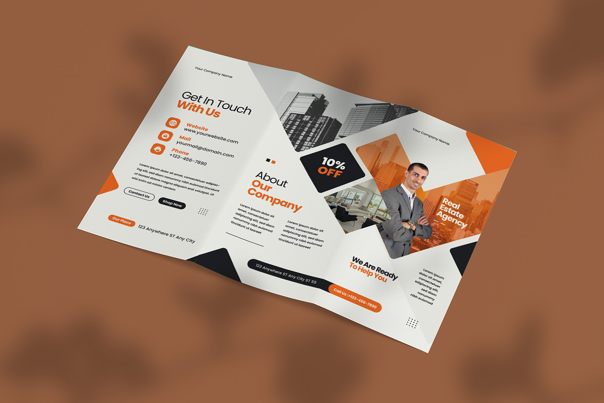 Estate - Trifold Brochure, a Print Template by VUNIRA (Photo 2 of 3)