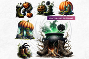 Halloween Character Boots Cliparts, a Seasonal Illustration by ThatsDesignArt (Thumbnail 8 of 10)