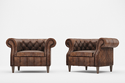 Chair and sofa Chelsea, a Furniture 3D Model by zuzik-azarov (Thumbnail 4 of 4)