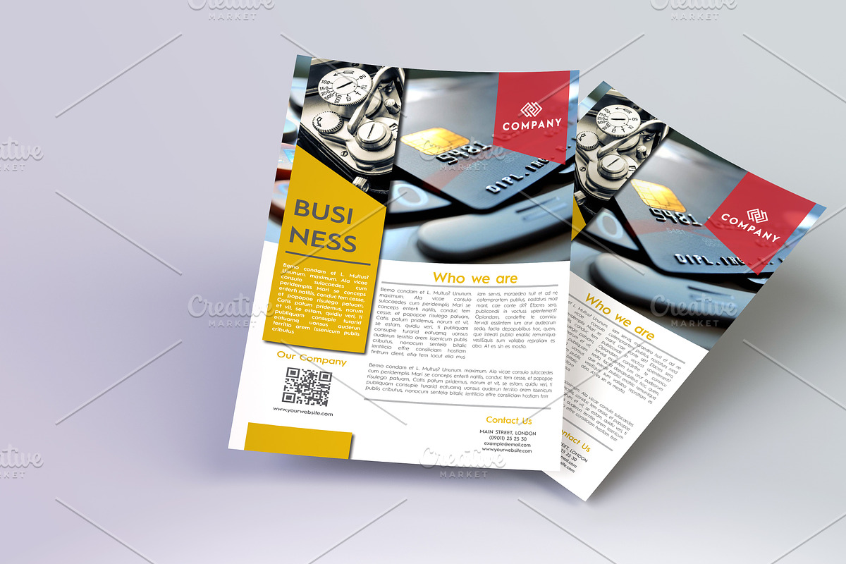 Business Corporate Flyer, a Flyer Template by Machel Design (Photo 3 of 3)