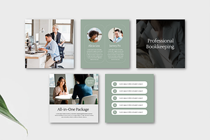 Bookkeeping Social Media Templates