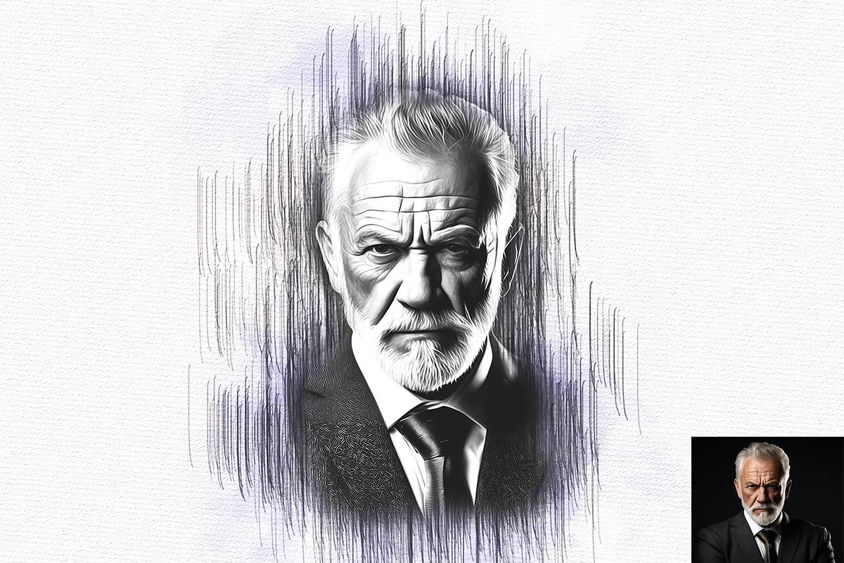 Oil & Pencil Art Generator Photoshop, an Action Add-On by Studio Retouch (Photo 7 of 13)