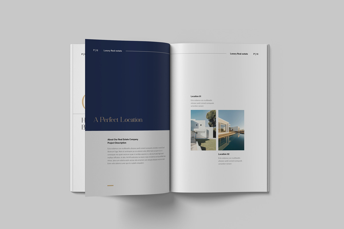 Luxury Real Estate Brochure Template, a Brochure Template by NorthPeak (Photo 6 of 12)