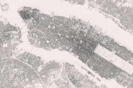 New york city 3d map containing new york, nyc, and america