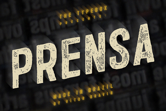 Prensa Typeface preview 7