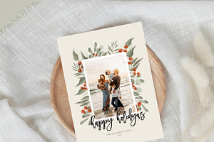 Christmas Card Template CD403