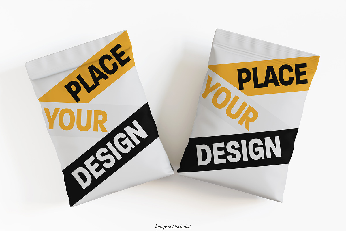 Snack Pouch Mockup Bundles, a Packaging Mockup by Ambo Ampeng (Photo 21 of 32)