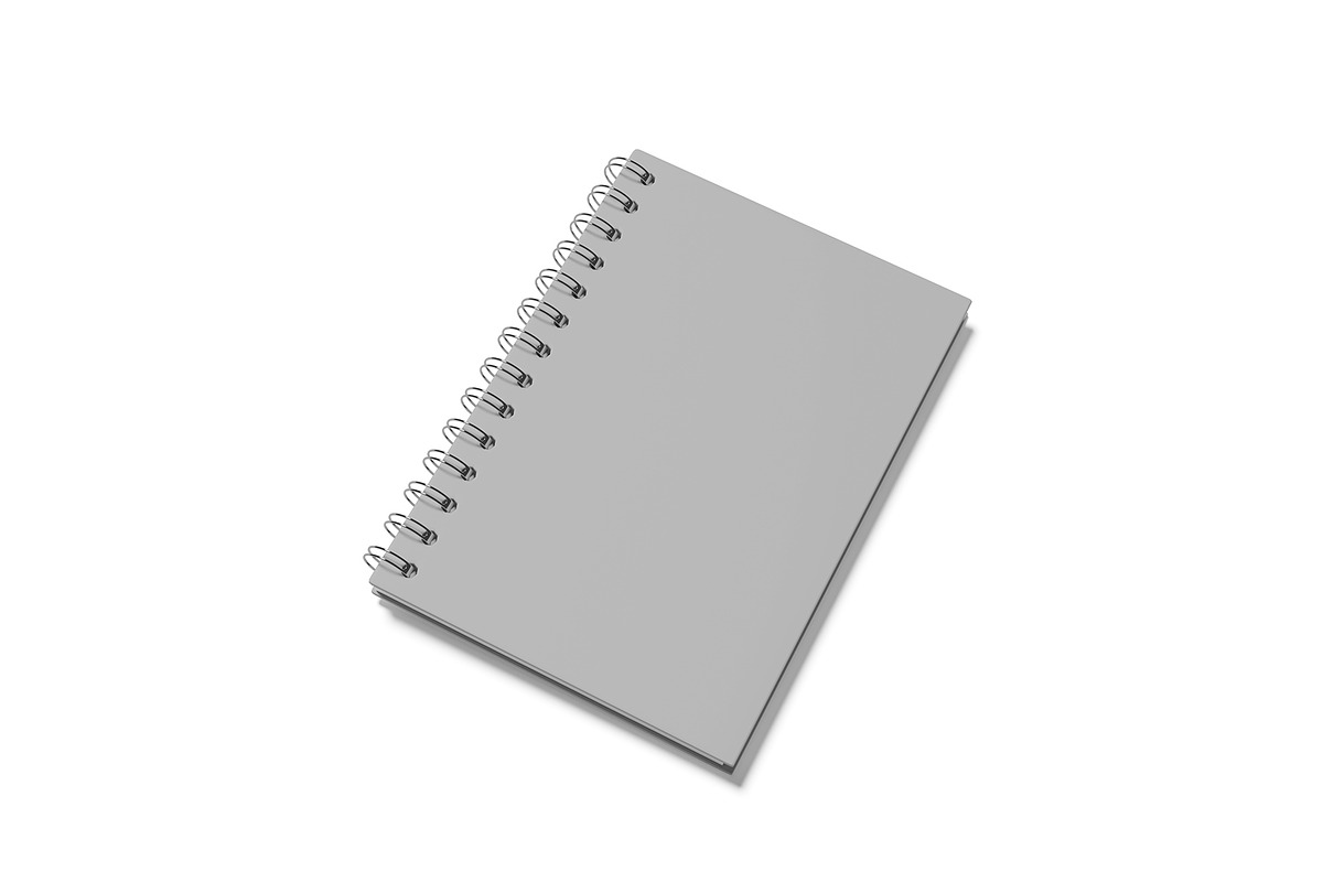 Spiral Notebook Mockup, a Books & Magazine Mockup by mockupbuys (Photo 7 of 8)