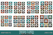 Panda Lover Retro Collage Bundle, an Object Illustration by Sofia's Fashion (Thumbnail 2 of 3)