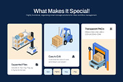 100 Warehouse Isometric Illustration, an Object Illustration by Vectors Market (Thumbnail 2 of 8)