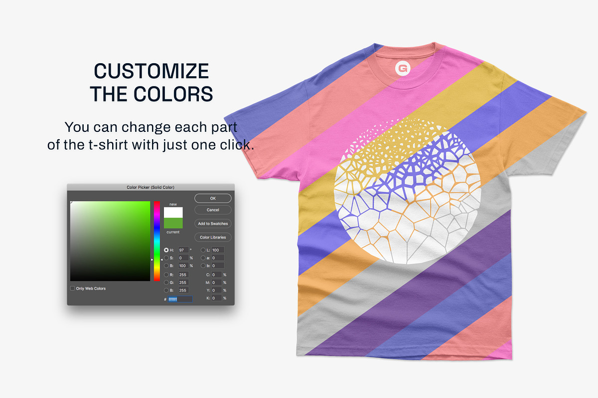 Alstyle Apparel 1301 T-Shirt Mockups, a Shirt Mockup by GraphicHero (Photo 4 of 9)