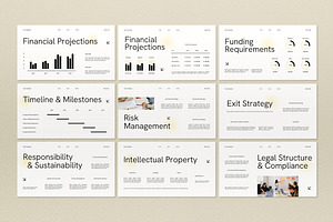 Gradient Business Plan Google Slide