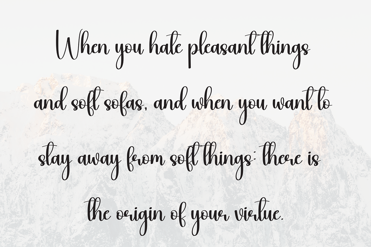 Chubby | Script Font, a Handwritten Font by Scratchones (Photo 6 of 8)