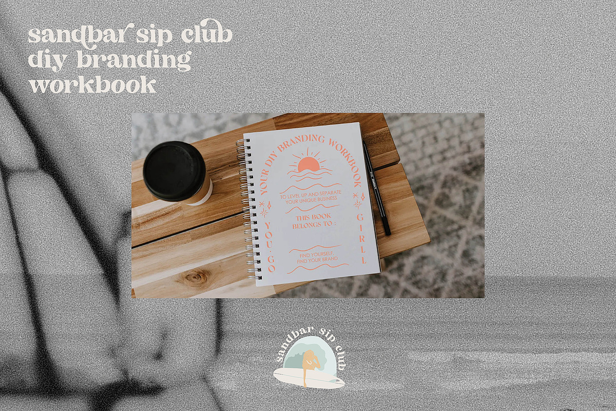 the diy branding workbook, a Templates & Theme by sandbarsipclub (Photo 1 of 5)