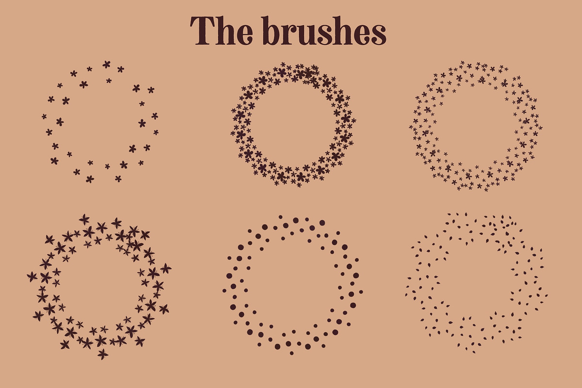 Flower Power Procreate Brushes, a Brush Add-On by Littlefield Design (Photo 6 of 9)