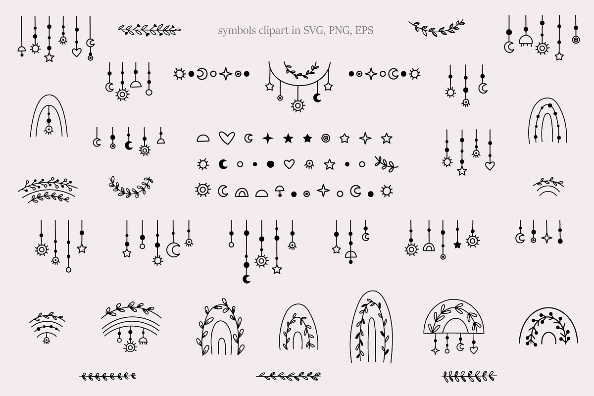 Boho Flow font and symbols, a Sans Serif Font by DearLetters (Photo 8 of 11)