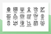 Robotics Icons, an Outline Icon by Becris (Thumbnail 2 of 3)