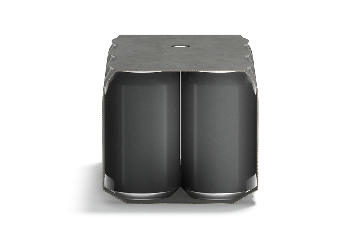 Black Six 330ml Can Pack 3D Model, an Object 3D Model by rebrandy (Photo 5 of 9)