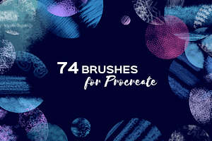 74 PROCREATE BRUSHES