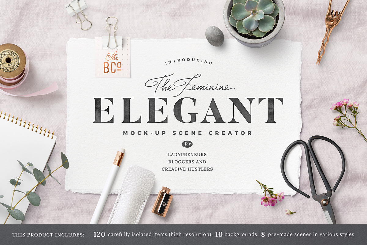 The Elegant Mock-Up Scene Creator, a Mockup by Anja Kaiser (Photo 1 of 7)