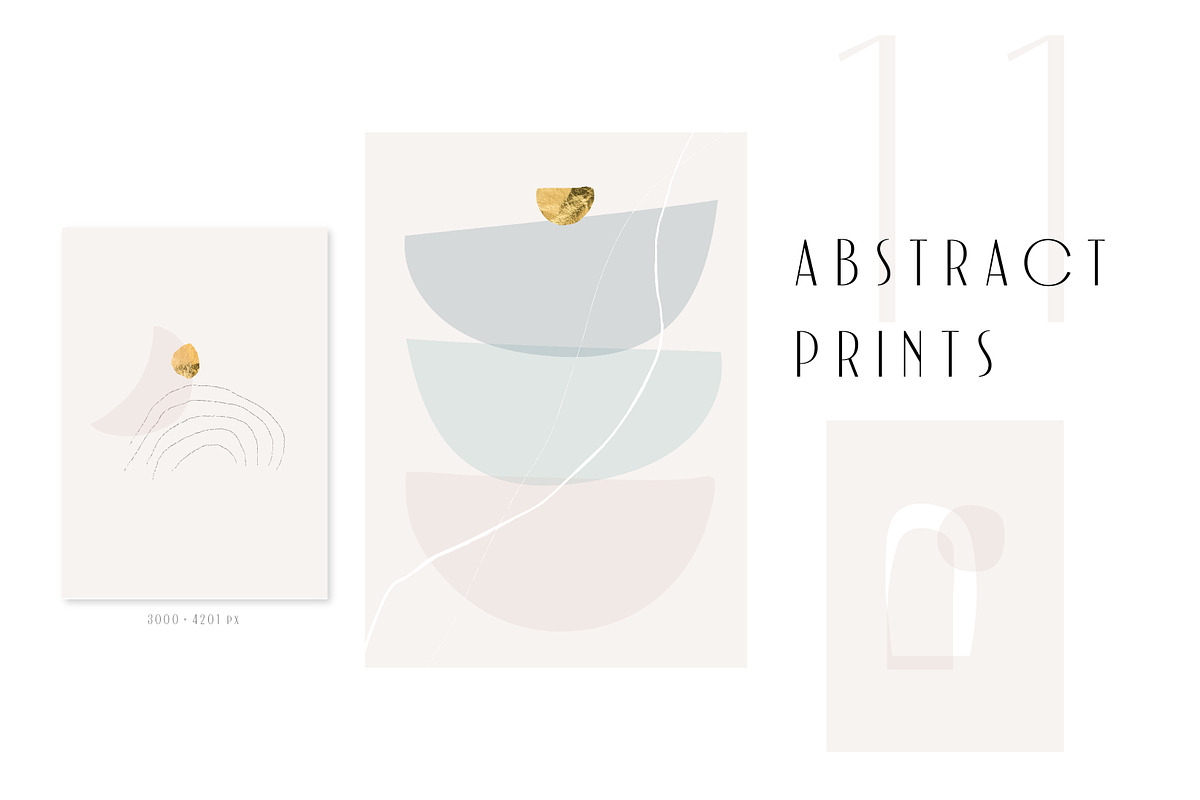 Abstract shapes art collection, a Texture Graphic by Anna Sokol (Photo 6 of 28)