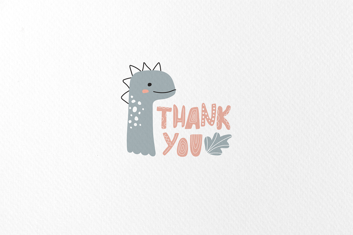 Little dino. Clipart for kids, an Animal Illustration by RinaKustova (Photo 11 of 11)