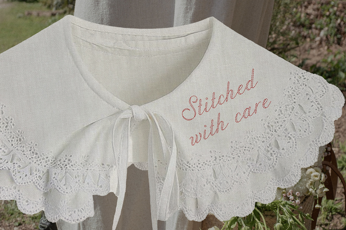 Refined Stitch Vintage Script Font, a Script Font by AnMark (Photo 5 of 14)