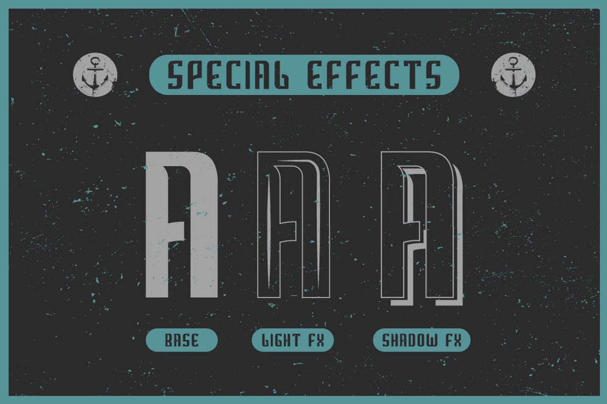 Handcrafted Marine Rum ladel font preview 4