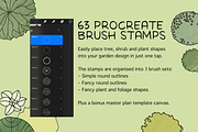 Procreate Stamps for Garden Design, a Brush Add-On by The Botanical Planet (Thumbnail 3 of 6)