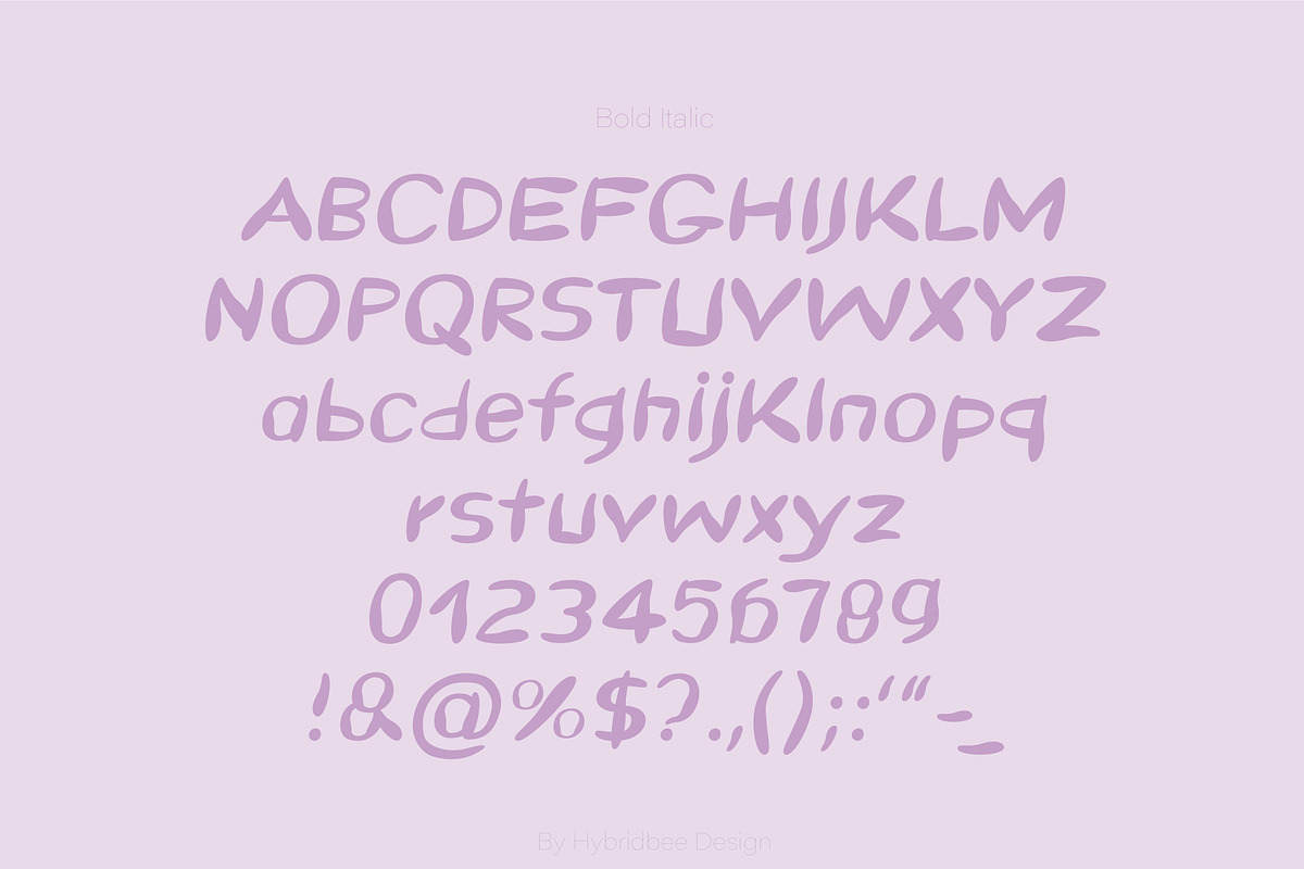 GRAPE CANDY – Sans Serif font, a Sans Serif Font by Hybridbee Design (Photo 9 of 10)