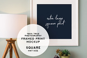 XL Square Print Mockup, a Print Template by Tina Crespo (Thumbnail 1 of 3)