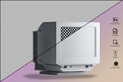 Generic CRT Monitor Mockup, a Mockup by GraphicVil (Thumbnail 7 of 23)