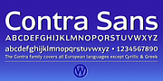 Contra Sans, a Sans Serif Font by Wiescher-Design (Thumbnail 2 of 8)
