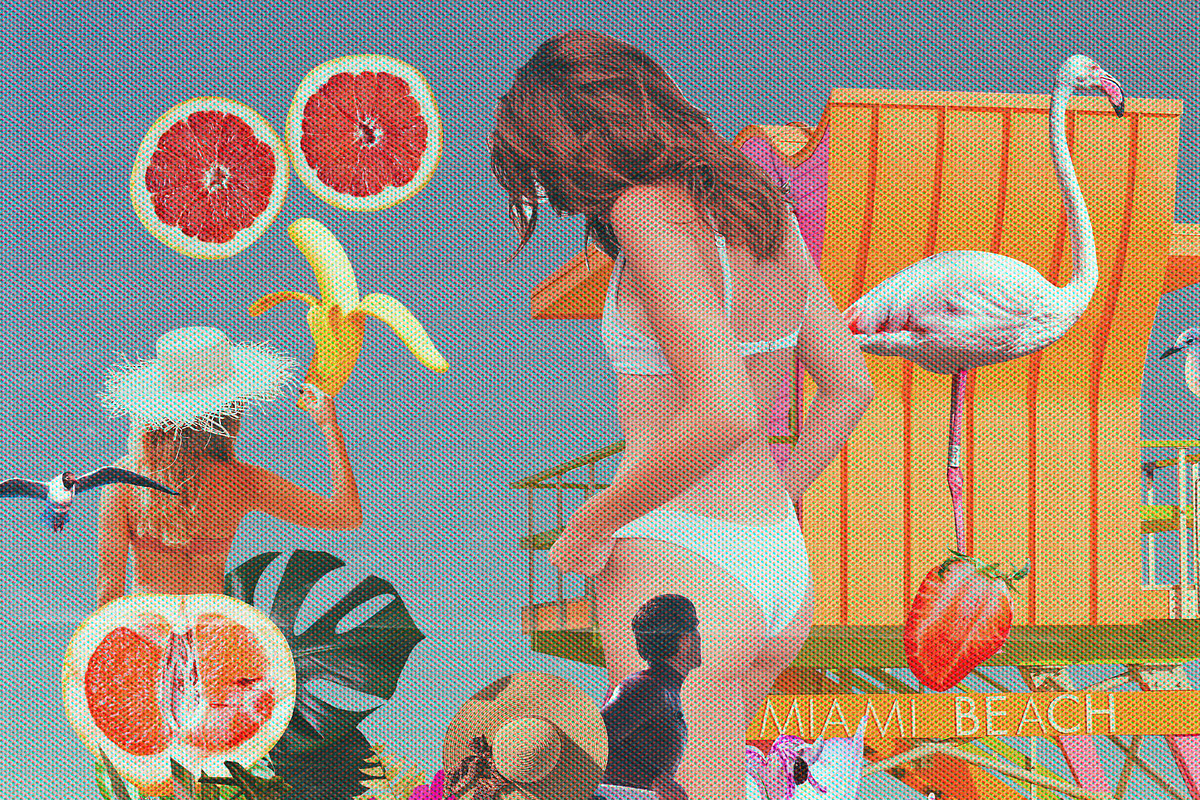 Miami Beach Collage Elements, an Object Graphic by nadispasibenko (Photo 17 of 31)