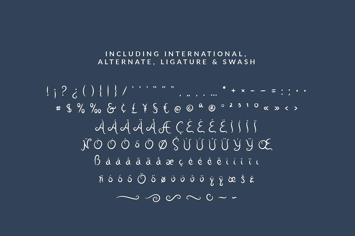 Megilan Curly Handwritten Font, a Font by Dicubit (Photo 10 of 10)