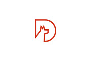 Letter D Dog Logo, a Branding & Logo Template by Abir Hossain Waffi (Thumbnail 1 of 4)