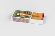 Match Box Mockup - 11 views, a Packaging Mockup by Illusiongraphic (Thumbnail 2 of 19)