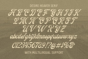 Desire Heaven Vintage Font Duo, a Serif Font by Letterhend Studio (Thumbnail 8 of 9)