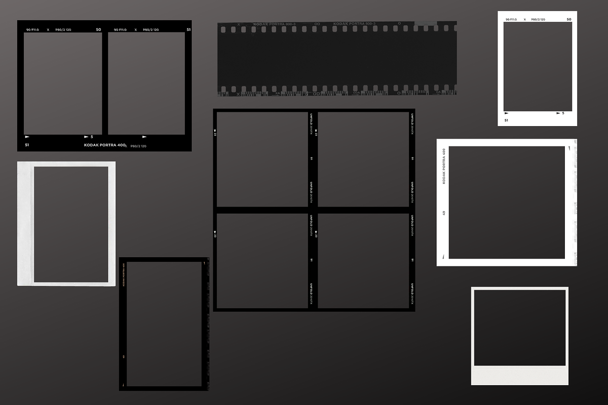 Polaroid frames | Film frame overlay, a Social Media Template by Presets store (Photo 3 of 3)