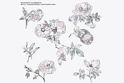 Hand-Drawn Abstract Rose Clipart, a Texture Illustration by Patishop Art (Thumbnail 9 of 9)